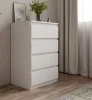 Комод 4 ящика 500 белый