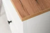 Стол письменный Остин 12.159 белый шагрень/дуб крафт золотой