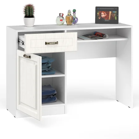 Стол туалетный Ливерпуль 12.46 ясень ваниль/белый