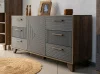 Комод Копенгаген дуб самдал/серый графит Комод Копенгаген дуб самдал/серый графит