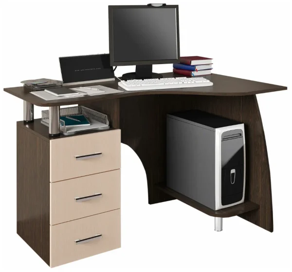 Стол компьютерный Лорд венге/лоредо