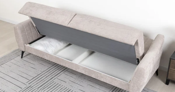 Диван-кровать Наоми ТД 480 серо-бежевый