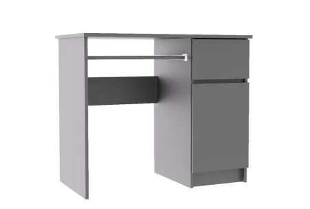 Стол письменный Мори МС-1 правый графит