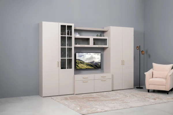 Шкаф-пенал Ричфорд 16.327.01 моно керамика/кашемир