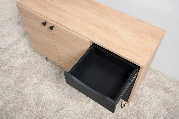 Комод Брюс 16.233 Battle rock FSC Santiago, черный Комод Брюс 16.233 Battle rock FSC Santiago, черный