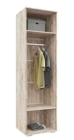 Шкаф Бостон ШК-600 дуб крафт серый/бетонный камень