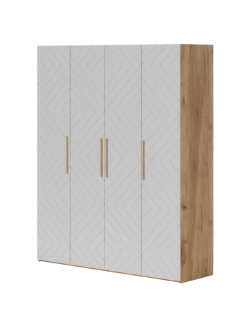 Шкаф Ньерд 1800 дуб вотан/белый софт