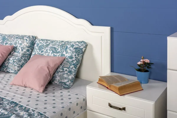 Кровать Ливерпуль 11.08 ясень ваниль/белый Кровать Ливерпуль 11.08 ясень ваниль/белый