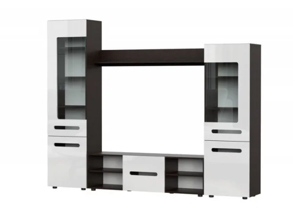 Гостиная МГС-6 венге/белый глянец