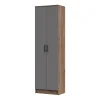 Шкаф Машенька ШК-203 дуб крафт табачный/серый графит