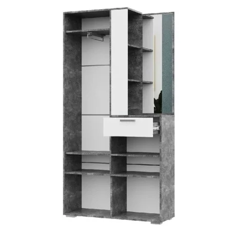 Прихожая Денвер ателье светлый/белый