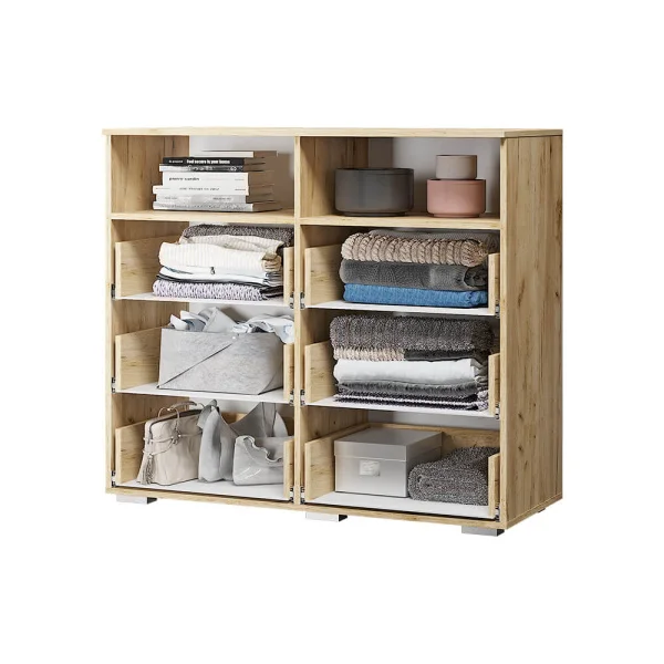 Комод Азаро крафт/белый глянец Комод Азаро крафт/белый глянец