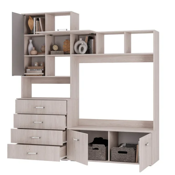 Центральная секция Белла ясень белый