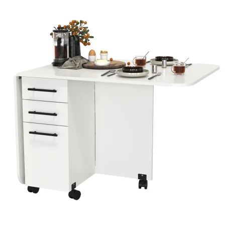 Стол-книжка с ящиками 1-6702 белый