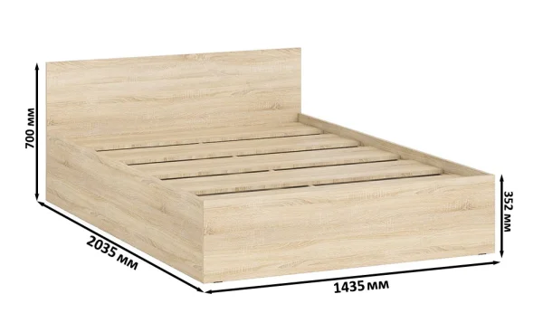 Кровать Мори дуб сонома Кровать Мори дуб сонома