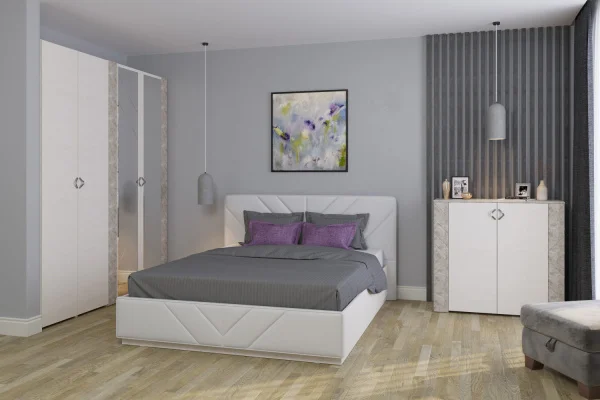 Комод Амели 13.107 шёлковый камень/бетон чикаго беж Комод Амели 13.107 шёлковый камень/бетон чикаго беж