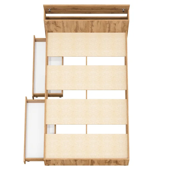 Кровать с ящиками Ксения дуб вотан Кровать с ящиками Ксения дуб вотан