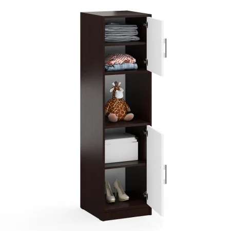 Пенал с нишей СК-9 венге/белый