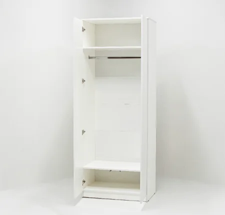 Шкаф 2-х дверный Охта Лайт 800 белый