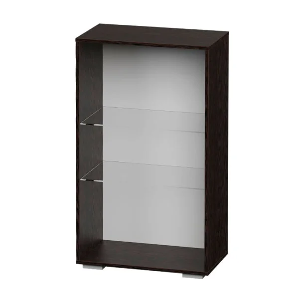 Пенал Милан ШК-14 венге/белый глянец Пенал Милан ШК-14 венге/белый глянец