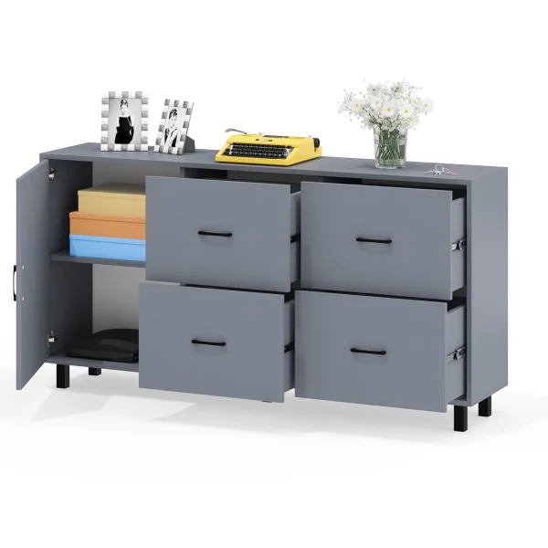 Комод 125-1704 графит Комод 125-1704 графит