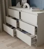 Комод шесть ящиков Мори МК 1206 сатин