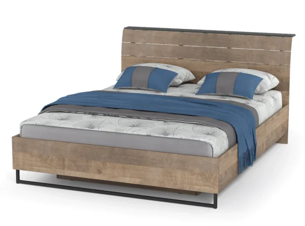 Кровать Трувор 11.34 с подъемным механизмом дуб гранж песочный/интра Кровать Трувор 11.34 с подъемным механизмом дуб гранж песочный/интра