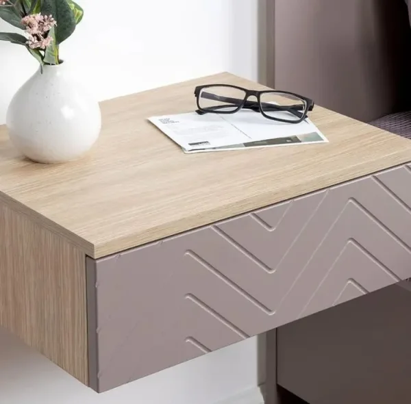 Тумба прикроватная Амьен 16.08 плейн/веллюто капучино Тумба прикроватная Амьен 16.08 плейн/веллюто капучино