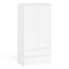 Шкаф два ящика и две дверки МШ 900.1 белый