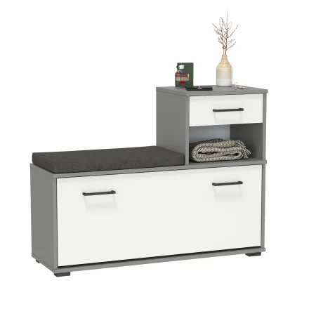 Тумба под обувь Лира ГК 2-0714 графит/белый