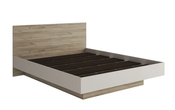 Кровать Бохо КР-001 дуб крафт серый/кашемир Кровать Бохо КР-001 дуб крафт серый/кашемир