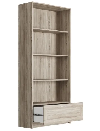 Стеллаж Сириус 1 ящик 78х190 дуб сонома