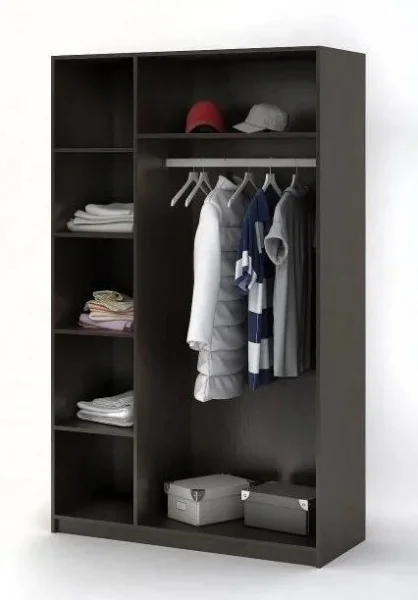 Шкаф 3-х створчатый Бася ШК-557 венге/белфорт