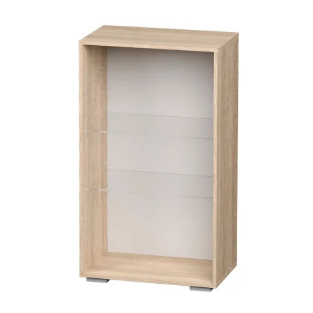 Пенал Милан ШК-14 дуб сонома/белый глянец