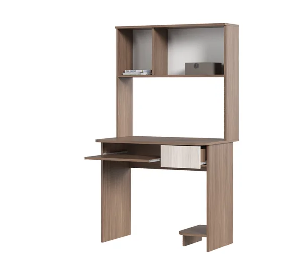 Стол компьютерный №2 ясень шимо темный/шимо светлый