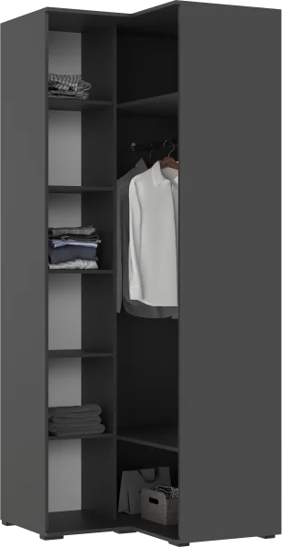 Шкаф угловой Норд графит Шкаф угловой Норд графит