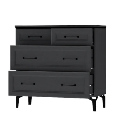 Комод Шарм К-1 антрацит/рамка