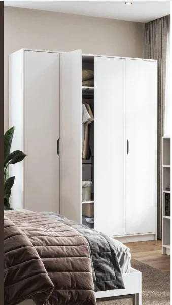 Шкаф 4-х створчатый Руна ШК 04 белый