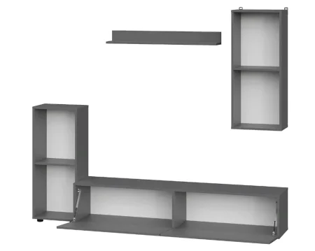 Гостиная МГС-10 графит серый