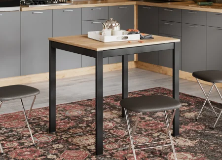 Стол раздвижной Слайд тип 1 дуб крафт золотой