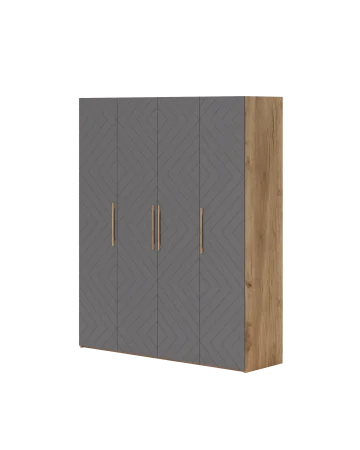 Шкаф Ньерд 1800 дуб вотан/черника