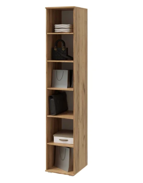 Пенал Виста дуб крафт/белый глянец