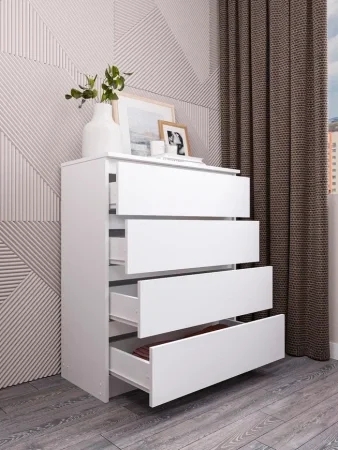 Комод Мори МК 800.4 белый