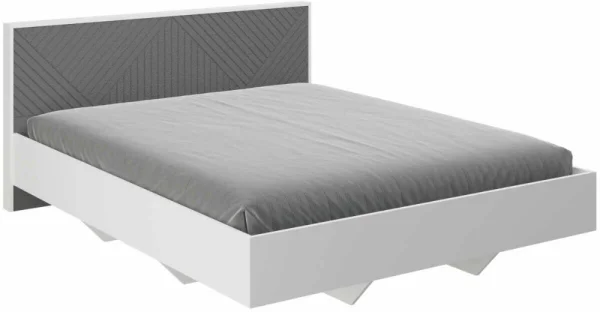 Кровать парящая Копенгаген 160 белый/серый графит Кровать парящая Копенгаген 160 белый/серый графит