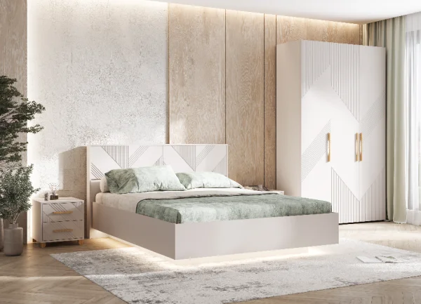 Кровать парящая Ирис 1,6 кашемир Кровать парящая Ирис 1,6 кашемир