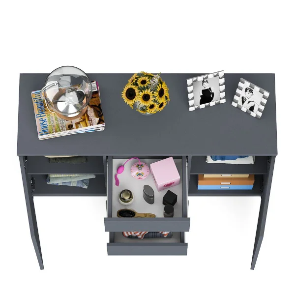 Комод-тумба три ящика и две дверки МК 1200.3 графит Комод-тумба три ящика и две дверки МК 1200.3 графит