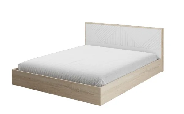 Кровать Копенгаген 160 дуб сонома/белый матовый Кровать Копенгаген 160 дуб сонома/белый матовый