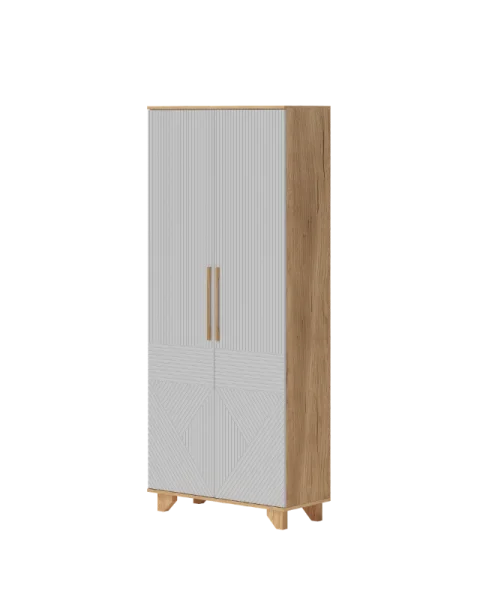 Шкаф Ньерд 900 дуб вотан/белый софт