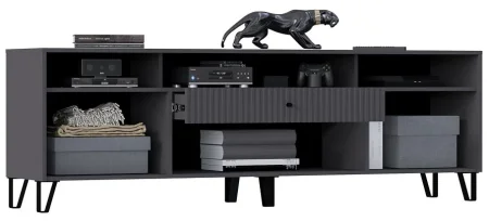 Тумба ТВ Оливия графит софт