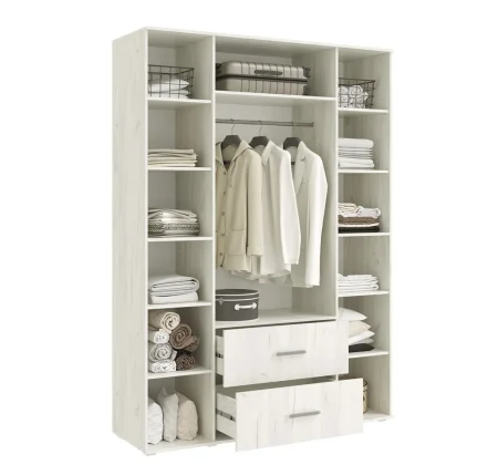 Модульная спальня Фиеста NEW графит/дуб крафт белый